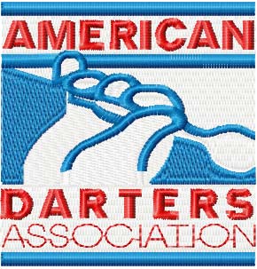 American Darters Association Logo machine embroidery design