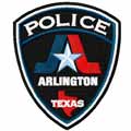 Texas Arlington police department badge machine embroidery design