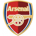 Arsenal Football Club logo machine embroidery design