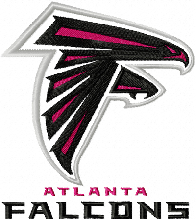 Logo Design Atlanta on Atlanta Falcons Logo Machine Embroidery Design