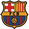 FC Barcelona logo machine embroidery design