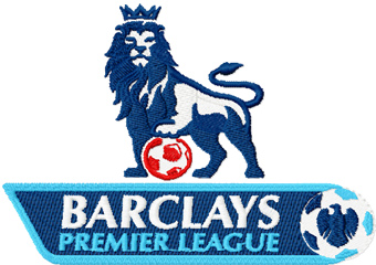 Barclays Premier League Logo machine embroidery design
