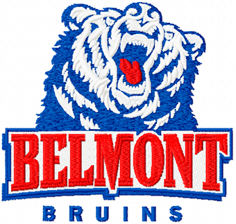 Belmont Bruins Logo machine embroidery design