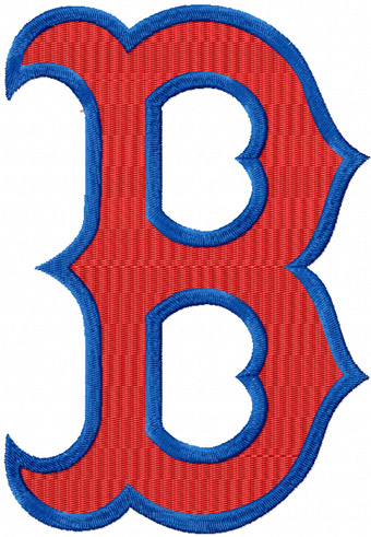 Boston Red Sox Secondary Logo machine embroidery design