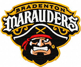 Bradenton Marauders logo machine embroidery design