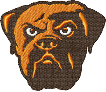 Cleveland Browns Alternate Logo machine embroidery design