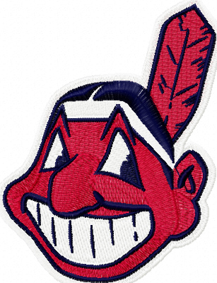 Cleveland Indians Logo machine embroidery design
