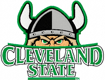 Cleveland State University Logo machine embroidery design