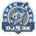 Jeter Derek NY patch logo machine embroidery design
