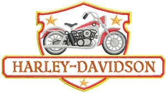 free harley davidson embroidery logo