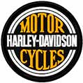 Harley Davidson patch logo machine embroidery design