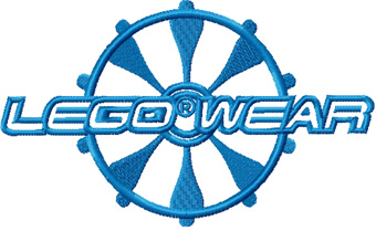 Lego Wear logo machine embroidery design