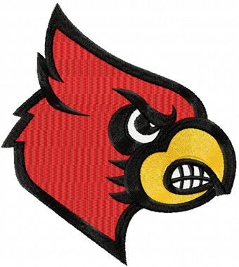 Louisville Cardinals Alternate Logo machine embroidery design