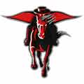 The Masked Rider from Texas Tech University logo machine embroidery design