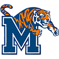 Memphis Tigers Alternate Logo machine embroidery design