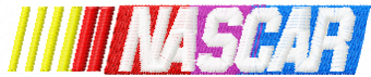 Nascar Racing logo machine embroidery design