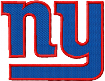 New York Giants Logo machine embroidery design