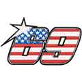 Nicky Hayden Kentucky Kid MotoGP #69 logo machine embroidery design