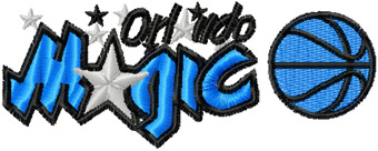 Orlando Magic Logo machine embroidery design