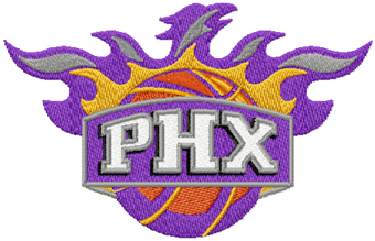 Phoenix Suns Logo machine embroidery design