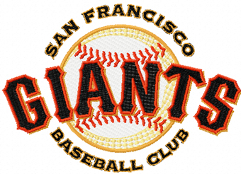 San Francisco Giants Logo machine embroidery design