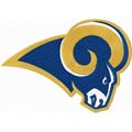 St. Louis Rams logo machine embroidery design