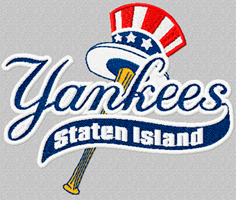 Staten Island Yankees Logo machine embroidery design