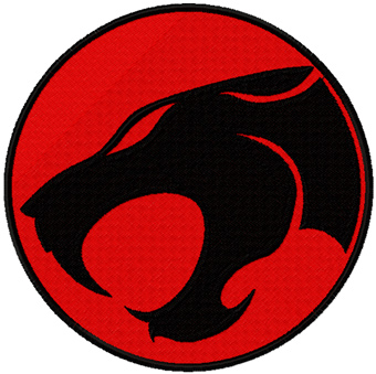 ThunderCats logo machine embroidery design