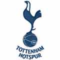 Tottenham Hotspur Club logo machine embroidery design
