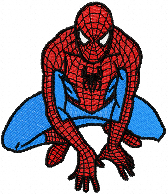 Spiderman ready machine embroidery design