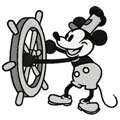 Mickey Mouse old style machine embroidery design