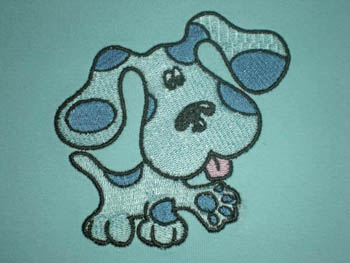 blues clues machine embroidery 