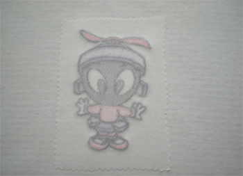 embroidery with stabollizer