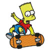 Bart with scateboard