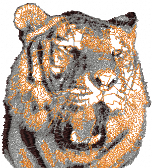 tiger free photo stitch embroidery design 