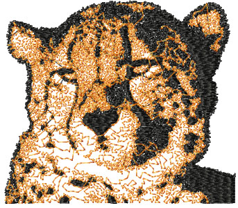 leopard free photo stitch embroidery design