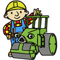 Bob the Builder with tractor
