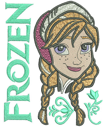 Happy Anna 2 machine embroidery design