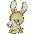 Bunny 25 machine embroidery design