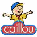 Caillou with logo machine embroidery design