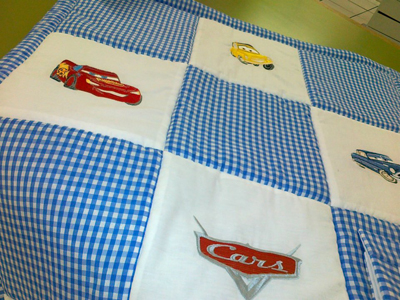 cars embroidery quilt designs