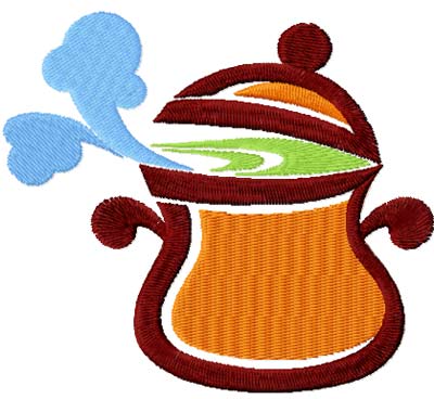 free boiling water machine embroidery