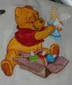winnie pooh embroidery for chrstmas gft