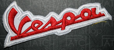 vespa logo machine embroidery design