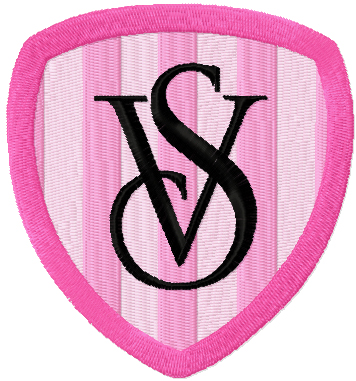Victoria secret logo machine embroidery design