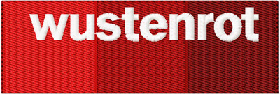 wusterot logo machine embroidery design