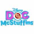 Doc McStuffins logo machine embroidery design