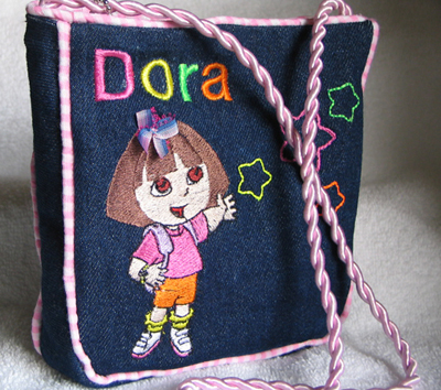 personalized embroidered bag
