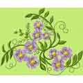 Don't forget flowers machine embroidery design