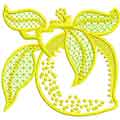 Limon Applique free machine embroidery design